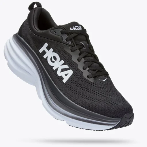 Hoka One One Men's Bondi 8 -Sports Gear Store 1123202 BWHT 1 fe72bbfa cacc 4d38 af2f feae9fd42b26