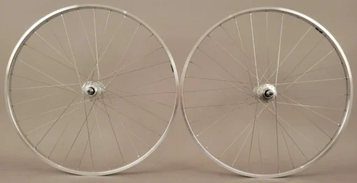 H Plus Son H + PLUS SON TB14 Silver MICHE Track Hubs Fixed Gear Wheels Wheelset FX/FX 32H -Sports Gear Store