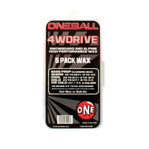 Oneball 4WD 5 Pack Wax -Sports Gear Store 37cf273e8acd28501f5c5e07e81c5d30