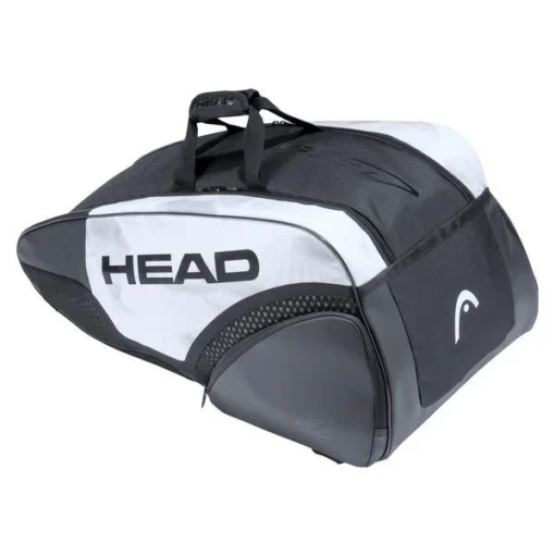 Head Djokovic Supercombi 9 Pack Racquet Bag (White/Black) -Sports Gear Store 600 6ca207c4 606b 469e 9b8b 0d9acfcb7b99