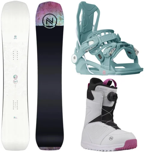 Nidecker Venus 2023 + Flow Mayon 2023 + Nidecker Cascade W - Women's Package -Sports Gear Store 6ffc1049feb9e3b9ad06944620c9186a