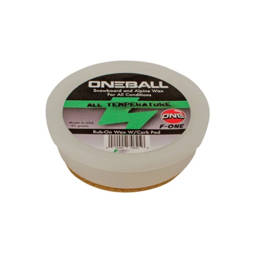 OneBall F-1 All Temp Rub On Wax With Cork Pad (85g) -Sports Gear Store 87ebecc022cacf0849e87e042a7705c8