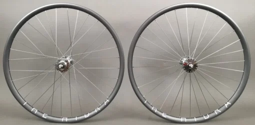 H Plus Son H + Plus Son Hydra Grey Rims Track Fixed Gear Bike Wheelset Phil Wood Hubs 32h -Sports Gear Store