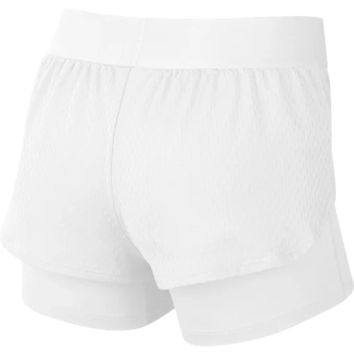 Nike Girl's Court Dri-Fit Flex Shorts (White) -Sports Gear Store CJ0948 100 PHSBH001 1000