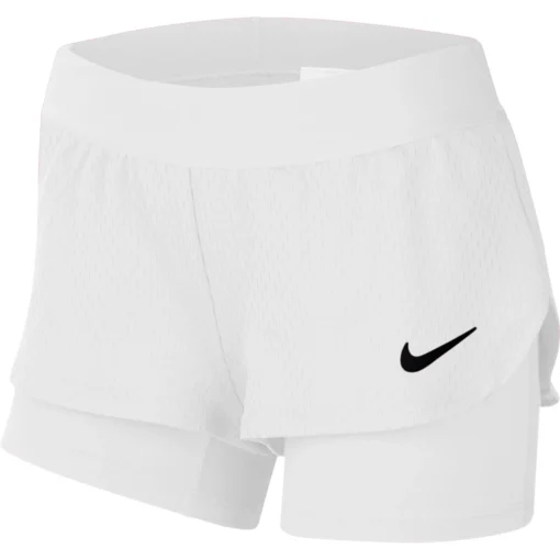 Nike Girl's Court Dri-Fit Flex Shorts (White) -Sports Gear Store CJ0948 100 PHSFH001 1000