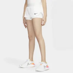 Nike Girl's Court Dri-Fit Flex Shorts (White) -Sports Gear Store CJ0948 100 PHSFM001 1000