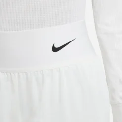 Nike Women's Dri-FIT Advantage Shorts (White/Black) -Sports Gear Store CV4792 100 PHSYM002 3144