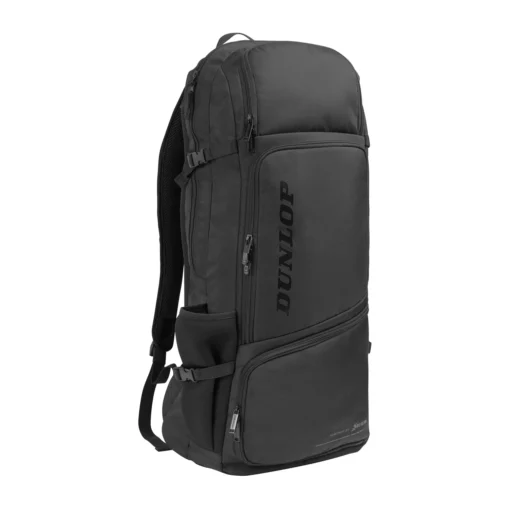 Dunlop CX Performance Commuter Backpack Racquet Bag (Black) -Sports Gear Store DT21 10312720 CX PERFORMANCELONGBACKPACKBLK BLK JPG