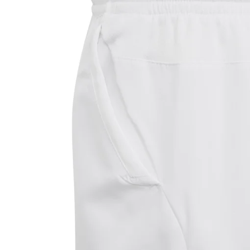 Adidas Boy's 3 Stripes Club Shorts (White/Black) -Sports Gear Store DU2489 APP photo detail 1 white