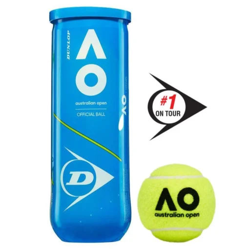 Dunlop Australian Open Extra Duty Tennis Balls -Sports Gear Store Dunlop AO tennis balls