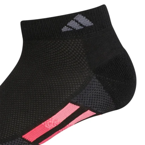 Adidas Women's Superlite 3 Stripe Low-Cut Socks (Black) -Sports Gear Store FZ7010 HDW photo detail 1 white