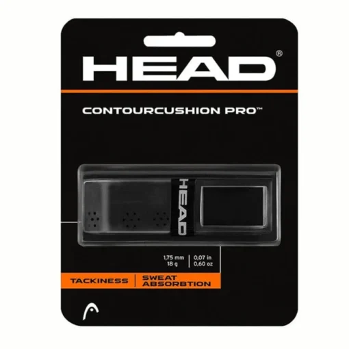 Head Contour Cushion Pro Replacement Grip (Black) -Sports Gear Store HEAD Contour Cushion Pro Replacement Grip Black