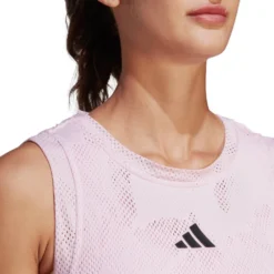 Adidas Women's Melbourne Match Tank Top (Pink) -Sports Gear Store HU1806 8 APPAREL OnModel DetailView1 transparent 1