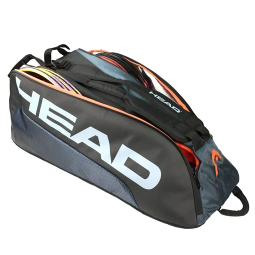 Head Tour Team Supercombi 9 Pack Racquet Bag (Black/Grey) -Sports Gear Store IMG 2934