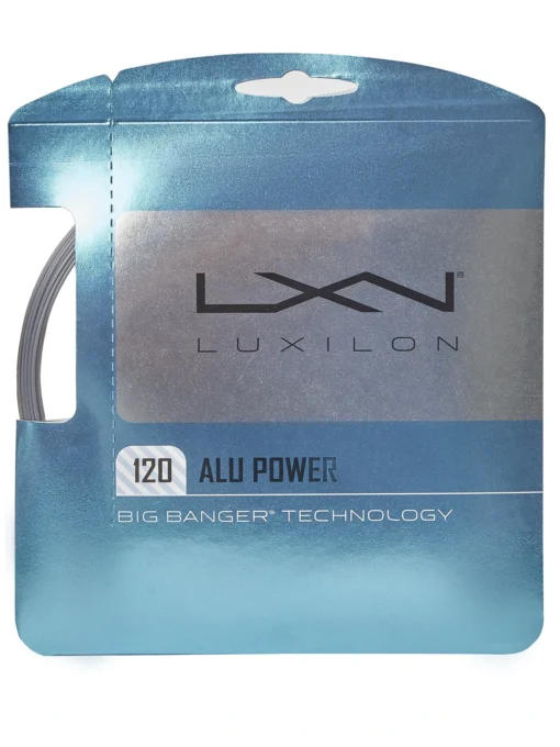 Luxilon ALU Power 17L/1.20 Tennis String (Silver) -Sports Gear Store