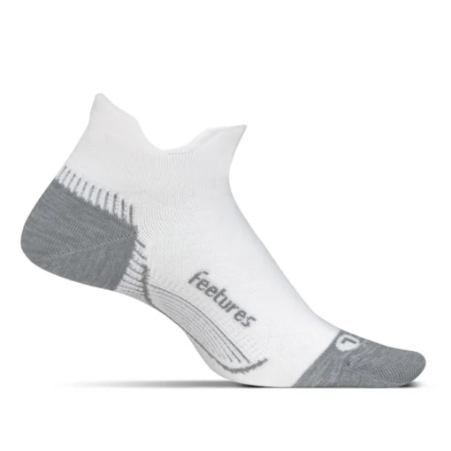 Feetures PF Relief Light Cushion No Show Tab Socks -Sports Gear Store Pf Relief Cushion No Show Tab PF501 White