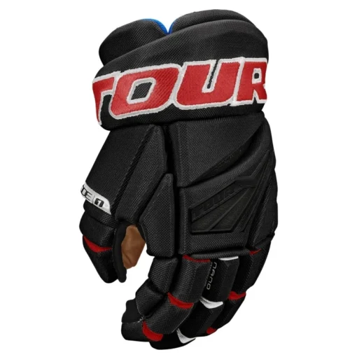 Tour Code 1 Hockey Gloves Black/Red -Sports Gear Store Tour Code 1 Hockey Gloves Black Red 01