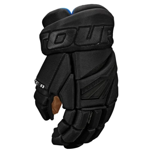 Tour Code 1 Hockey Gloves Black/Black -Sports Gear Store Tour Code 1 Hockey Gloves Black 01