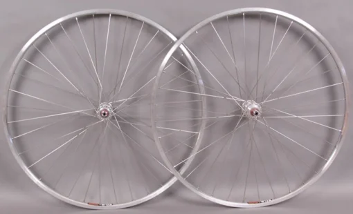 Sun Rims Sun M13 27 Inch Silver Rims 5,6,7 Speed Freewheel Hubs Wheelset -Sports Gear Store