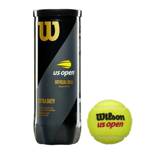 Wilson US Open Extra Duty Tennis Balls -Sports Gear Store US Open Official Extra Duty 3ball Can Front LOGO 5135b62b bfd1 4074 9182 f51b33156923