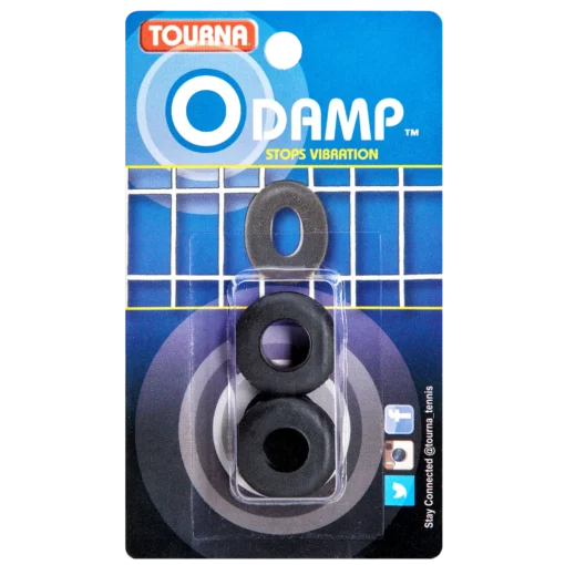 Tourna O Damp Vibration Dampener (Black) -Sports Gear Store VIB 0 BK