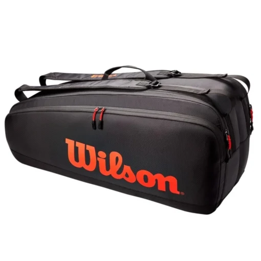 Wilson Tour 6 Pack Racquet Bag (Black/Red) -Sports Gear Store bdba2d1139b51468944e0d4f66a5f4a9bad37211 WR8011301 0 Tour 6PK RD BL new