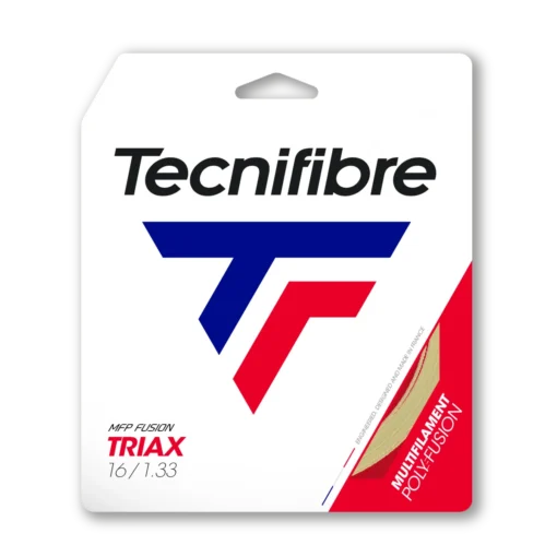 Tecnifibre Triax 16/1.33 Tennis String (Natural) -Sports Gear Store c2 tecnifibre cord20 triax visuels 03