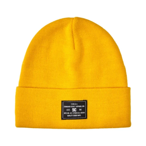 DC Label Beanie 2023 - Men's -Sports Gear Store dclabelbeanie2023mensOldGold YKF0