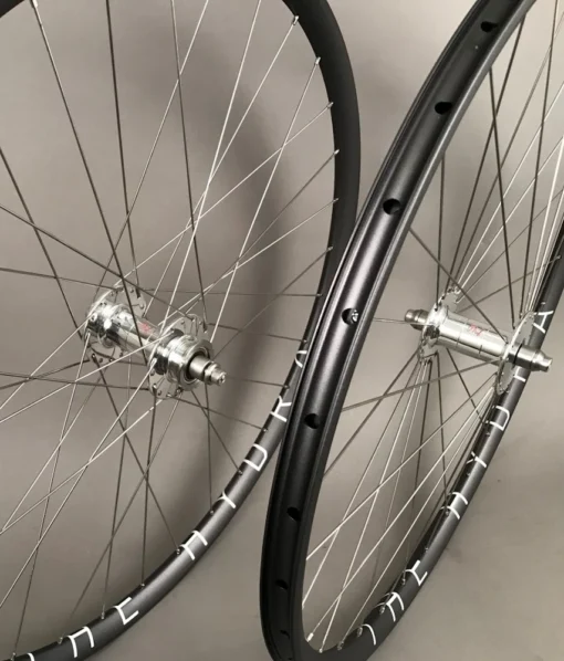 H Plus Son H + Plus Son Hydra Grey Rims Track Fixed Gear Bike Wheelset Phil Wood Hubs 32h -Sports Gear Store