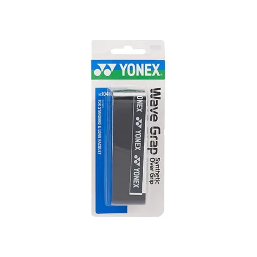 Yonex Wave Grap Overgrips 3 Pack (Black) -Sports Gear Store wavegrap bk 600x 671441f7 8616 4585 97e0 f9af23e60da3